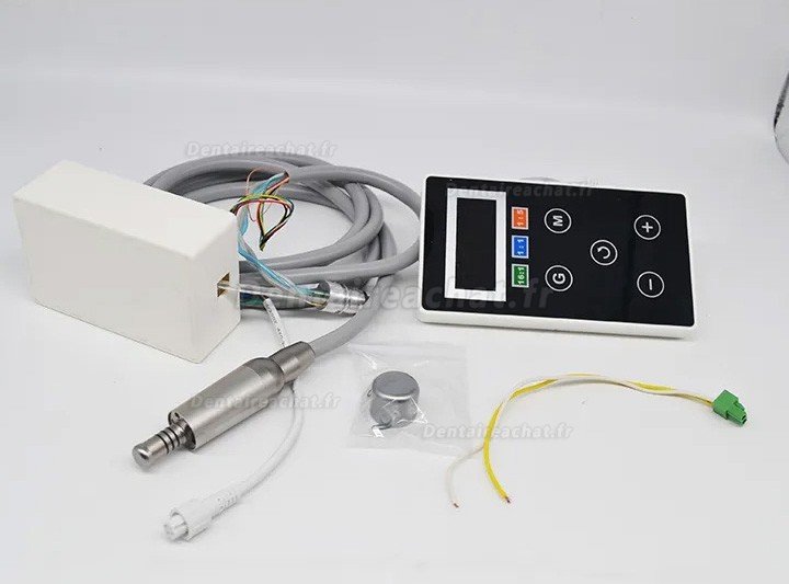 Moteur électrique sans balais intégré avec fibre optique LED pour fauteuil dentaire